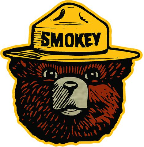 Smokey Bear - Vinyl Sticker