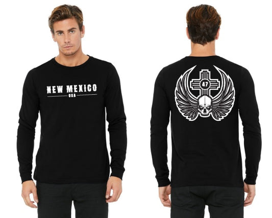 Winged Skull Long Sleeve | Unisex T-Shirt | LS-167