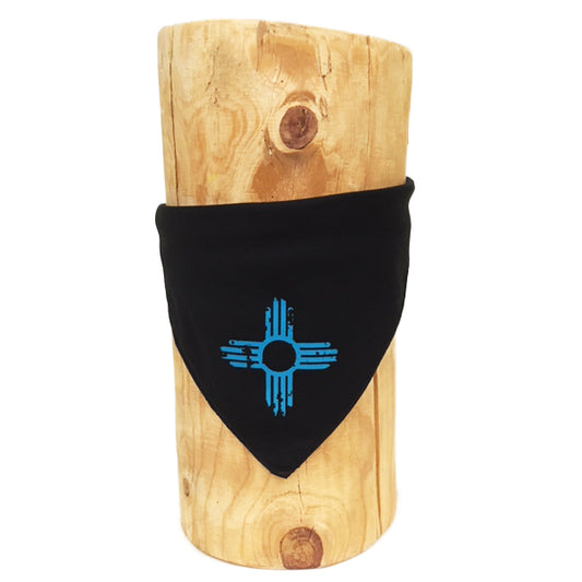 Distressed Zia | Bandana BLACK | BDN-133T