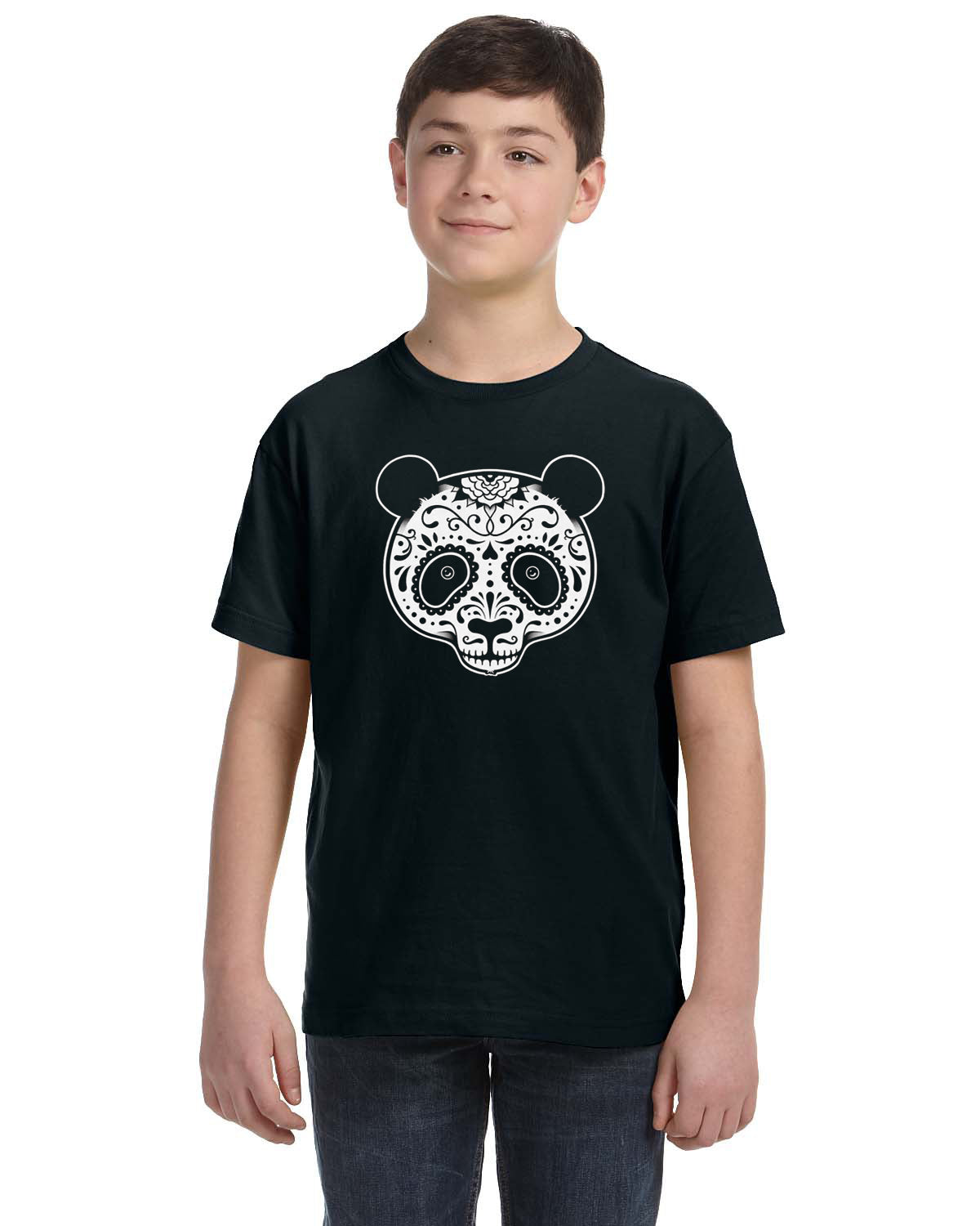 Panda Skull | Youth Unisex T-Shirt | KID-208