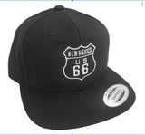 BCE-182 Embroidered Route 66 Flatbill Hat
