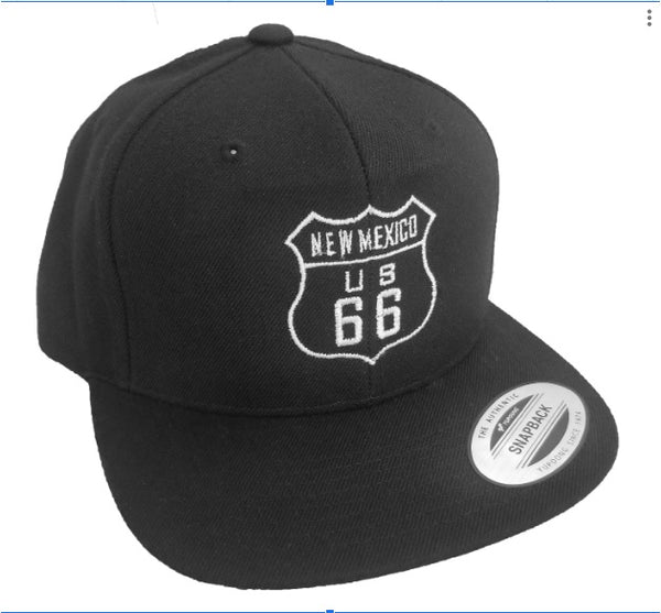 Route 66 Hat Black/White