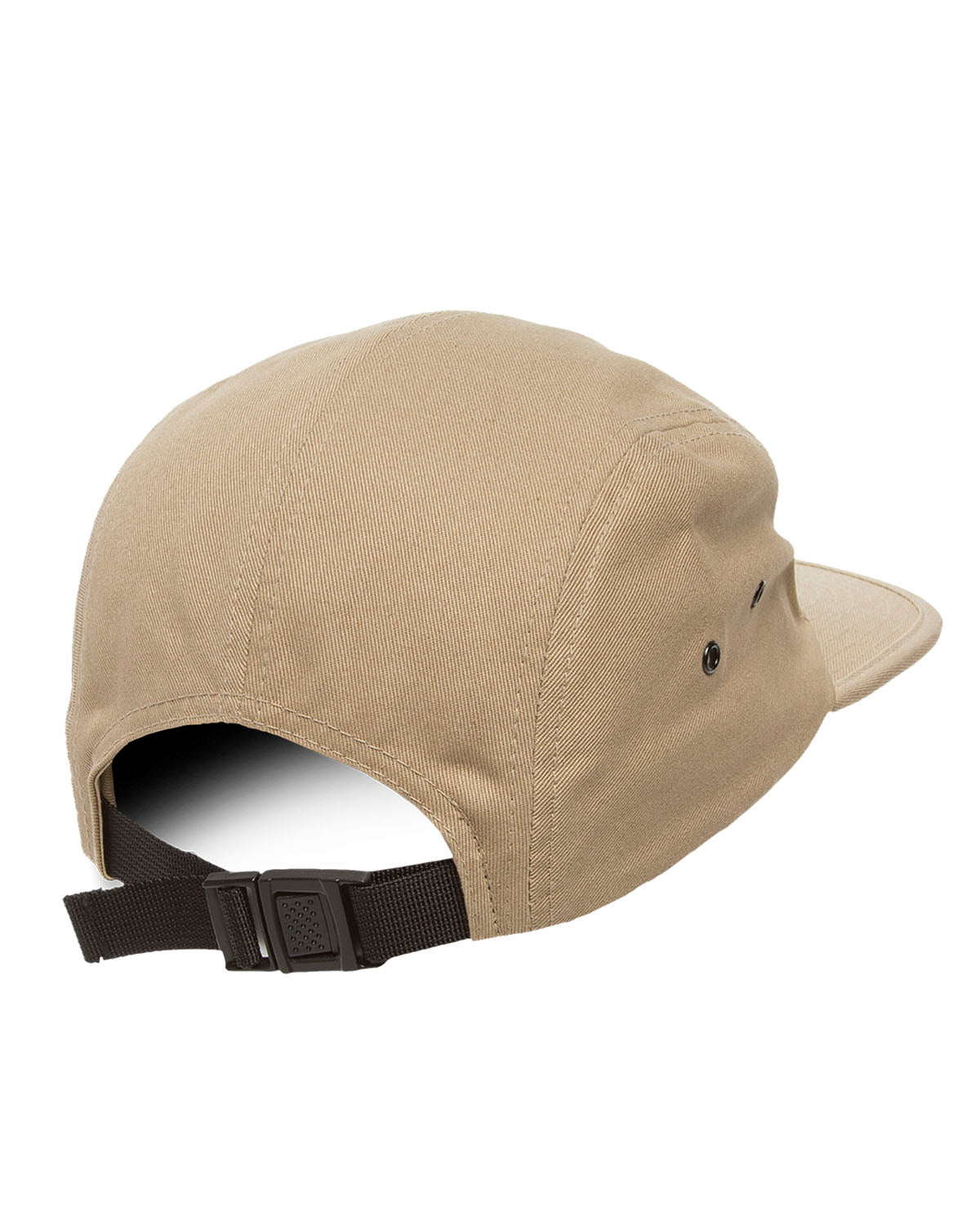 Zia Camper Hat | Jockey Flatbill | Embroidered Red, Khaki | BCE-114