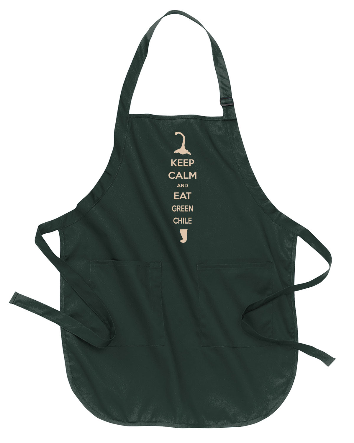 AP-176 Keep Calm and Eat Green Chile Apron