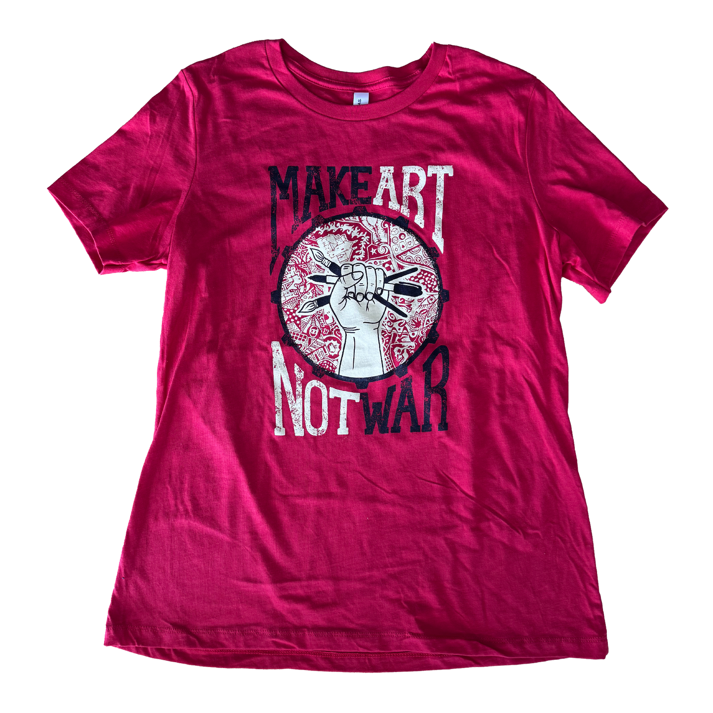 Make Art Not War | Ladies T-Shirt | LTS-129