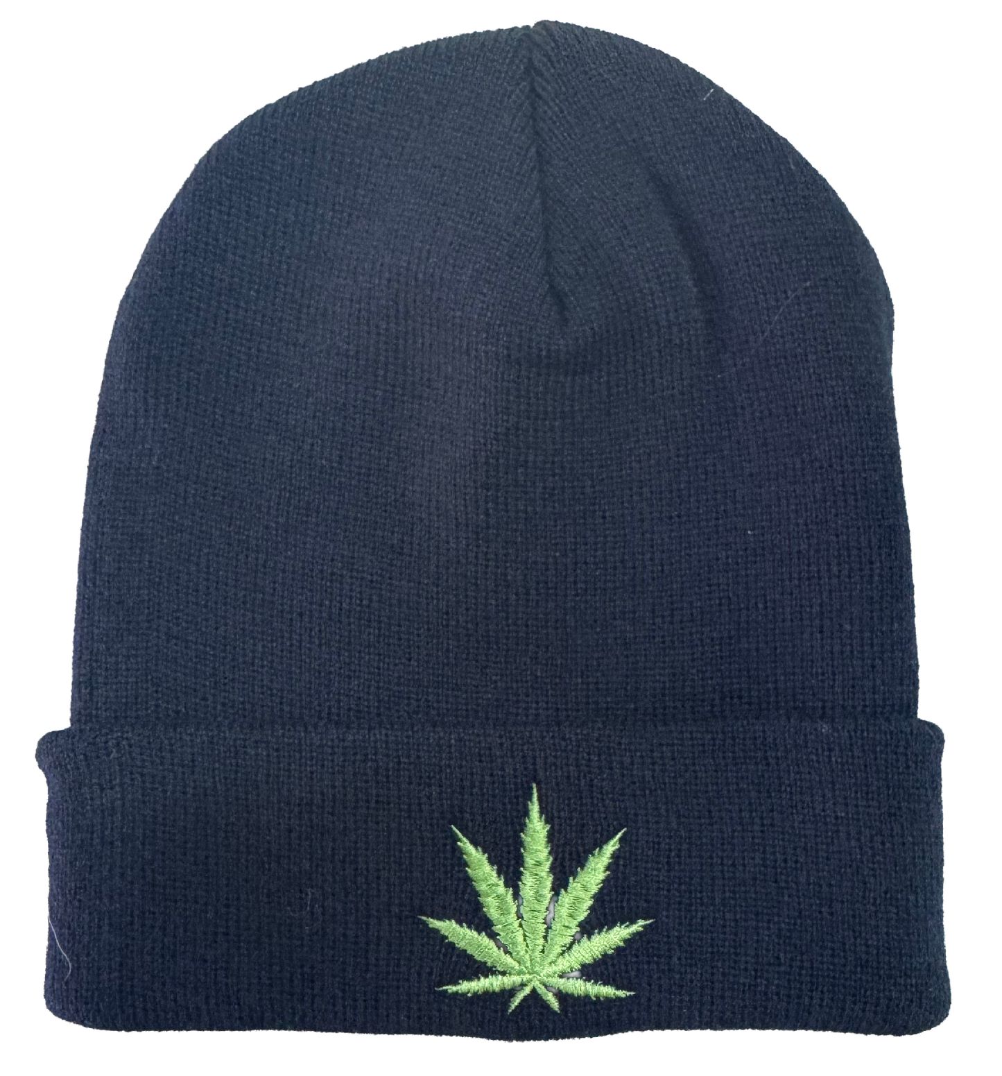 Marijuana Leaf | Embroidered Beanie | HAT-136