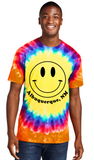 155A Smiley Face ABQ, NM Tie-Dye T-Shirt