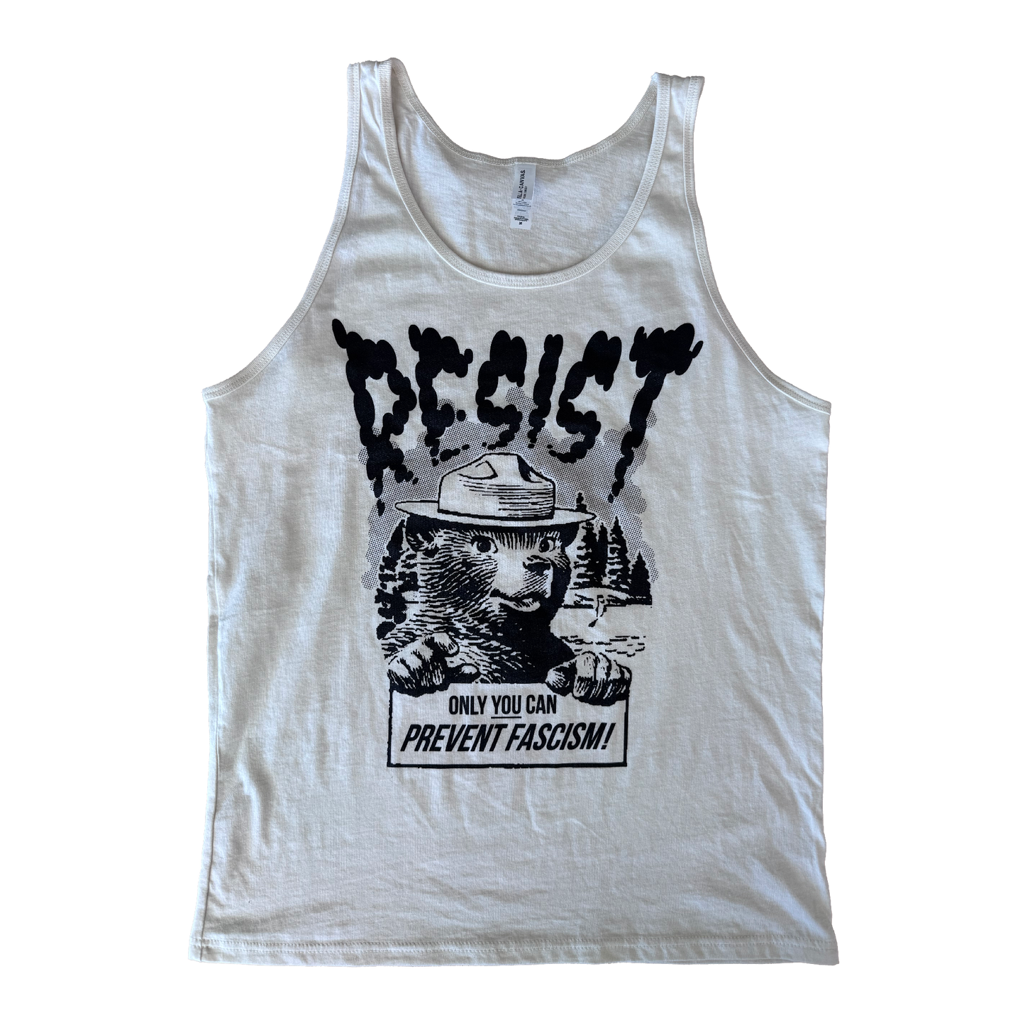 Smokey Bear Resist Fascism | Unisex Tank Top | TT-190