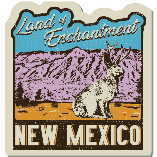 Land of Enchantment Jackalope | Vinyl Sticker | VS-142