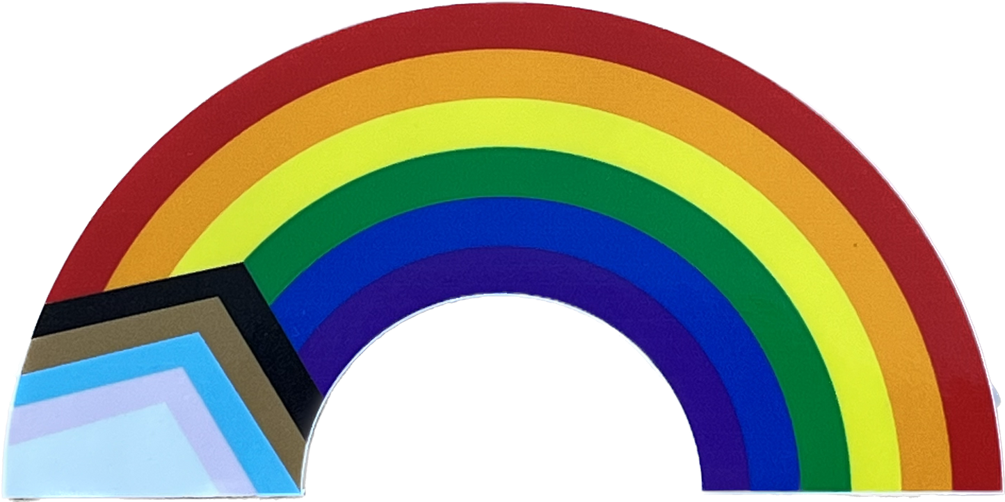 Progressive Pride Rainbow- Vinyl Sticker