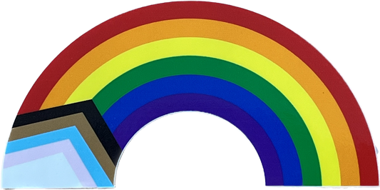 Progressive Pride Rainbow- Vinyl Sticker