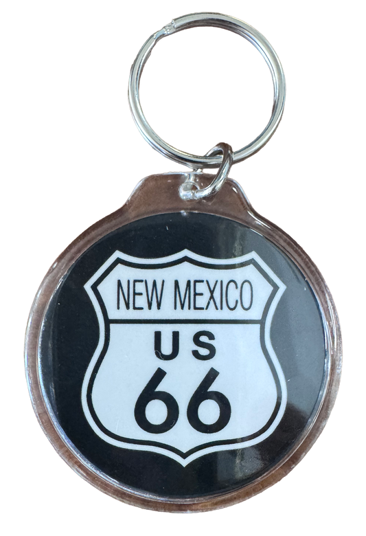 Rt. 66 | black and white Keychain | KC-8