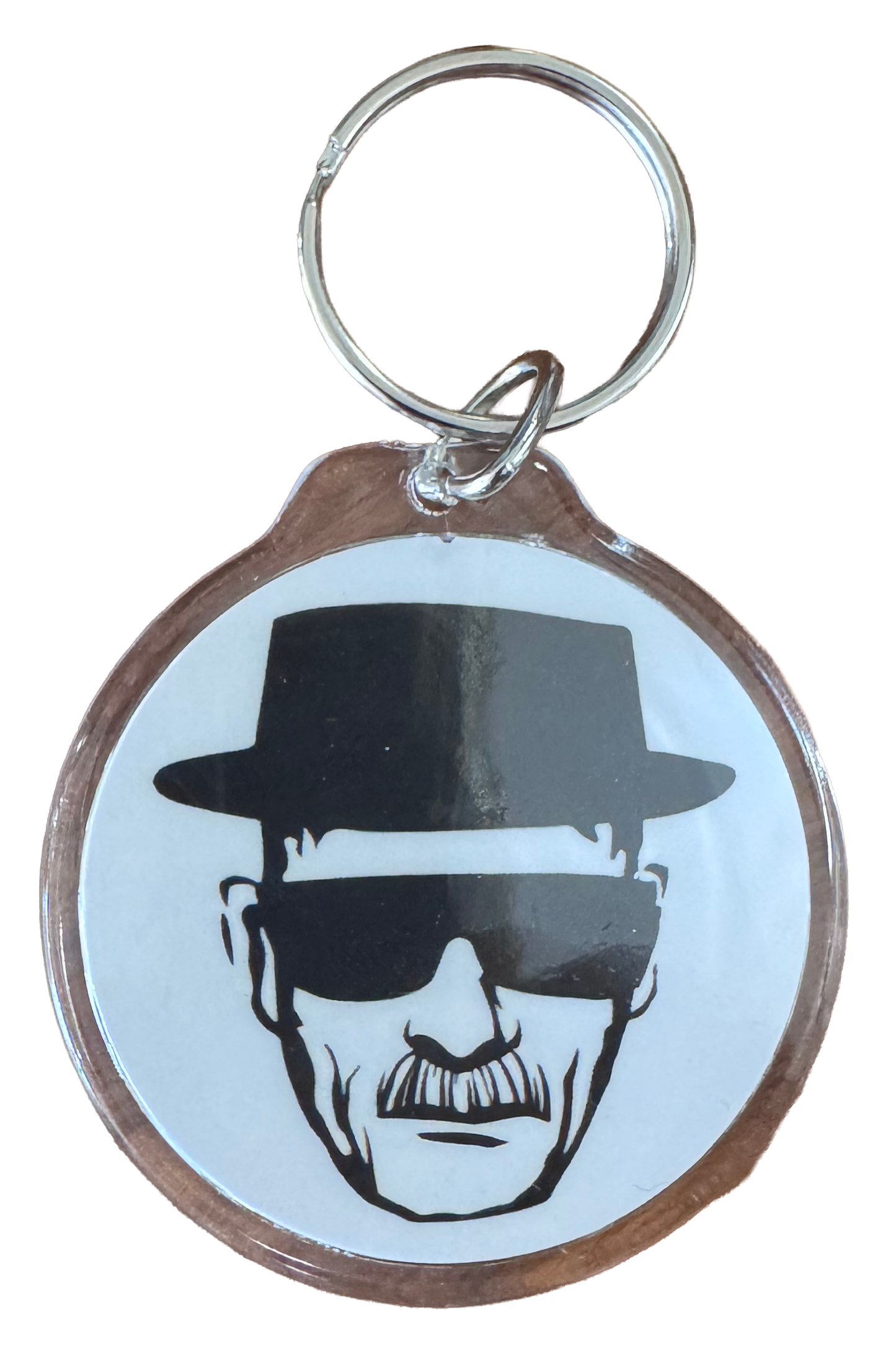 Heisenberg Noir | black and white Keychain | KC-3
