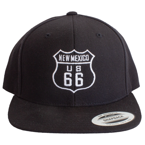 BCE-182 Embroidered Route 66 Flatbill Hat