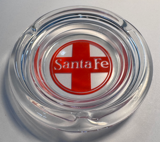 Santa Fe Railroad  | Glass Ashtray | AT-101