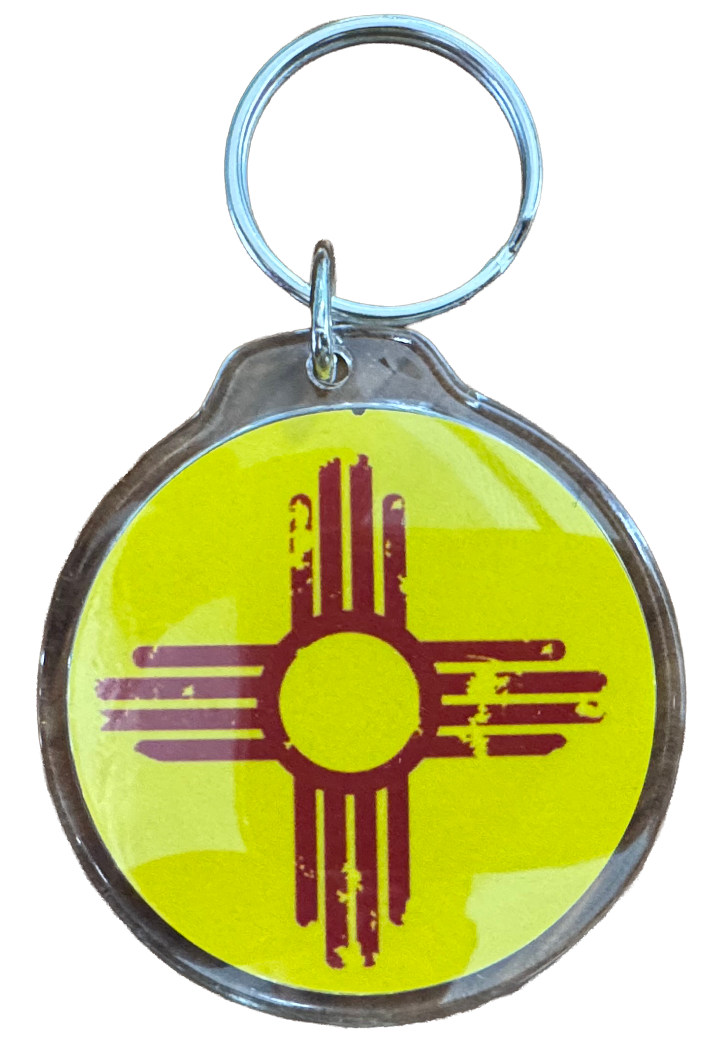 Zia | Red and Yellow Keychain | KC-9