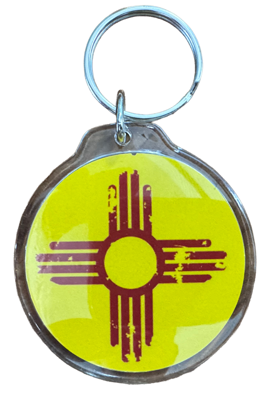 Zia | Red and Yellow Keychain | KC-9