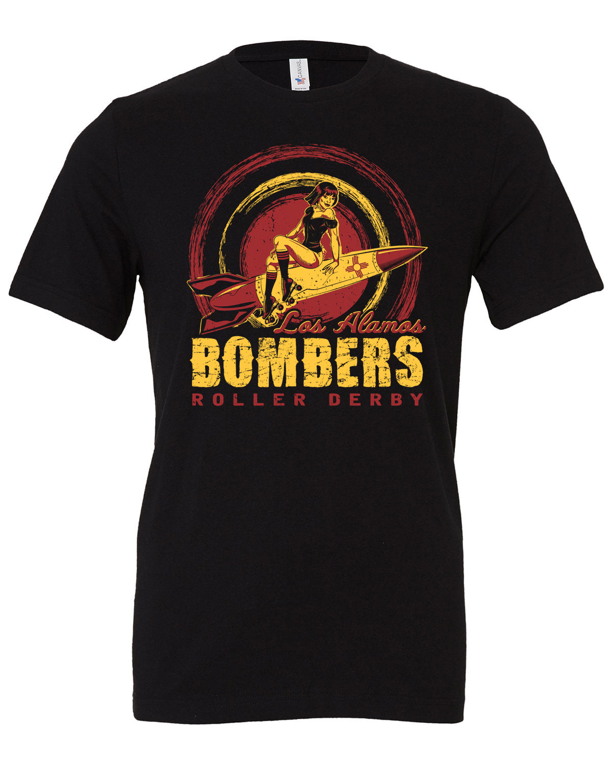 Los Alamos Bombers Roller Derby | Unisex T-Shirt | TS-110