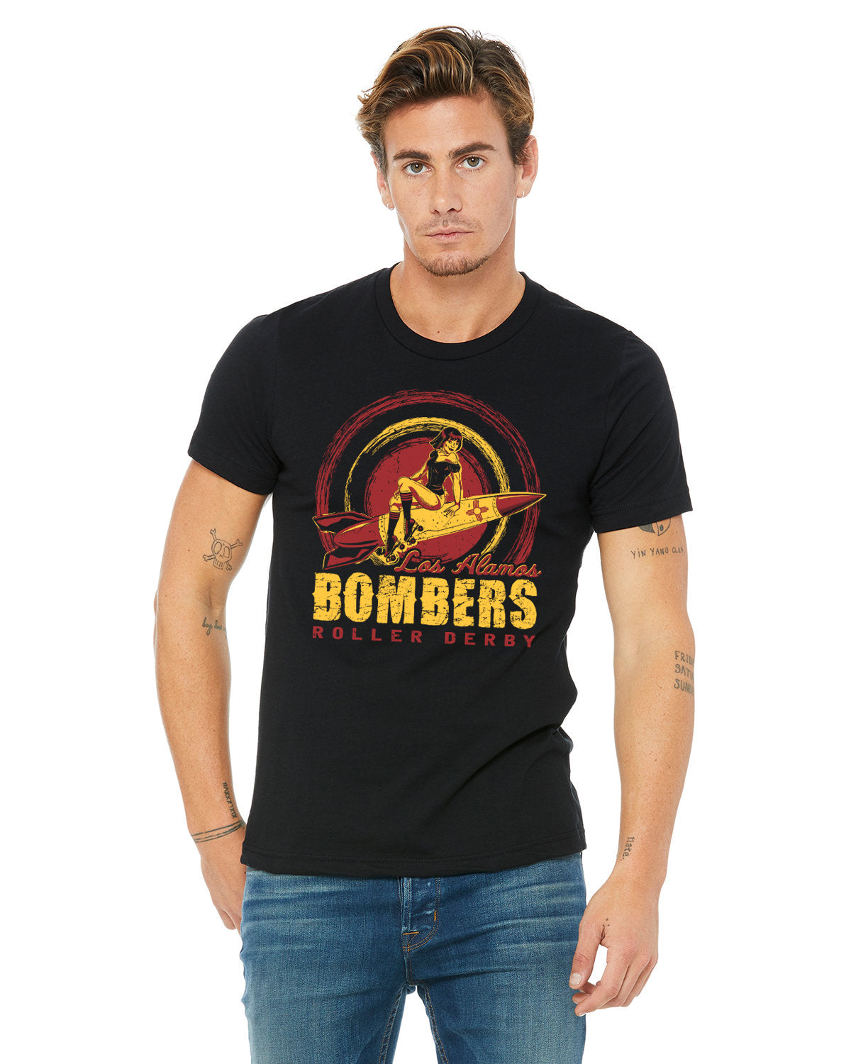 Los Alamos Bombers Roller Derby | Unisex T-Shirt | TS-110