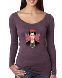 Frida Khalo Long Sleeve Shirt Ladies Womens