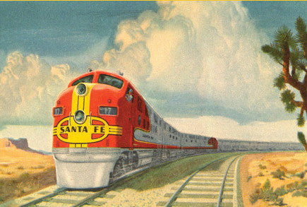 Santa Fe Super Chief Postcard