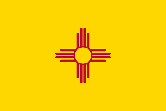 New Mexico State Zia | Waterproof Flag 3' x 5' | FL-101