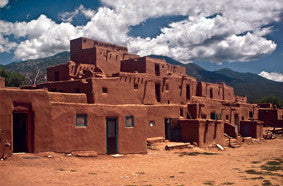 Taos Pueblo NM Postcard