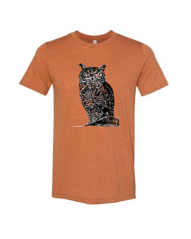 185 Etched Owl T-shirt