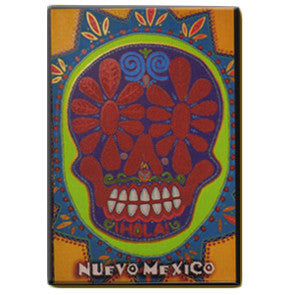 Hola! Sugar Skull Nuevo Mexico Magnet