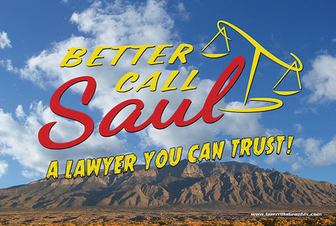 Better Call Saul Lawyer You Can Trust Postcard