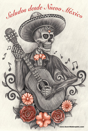 El Guitarrista Postcard