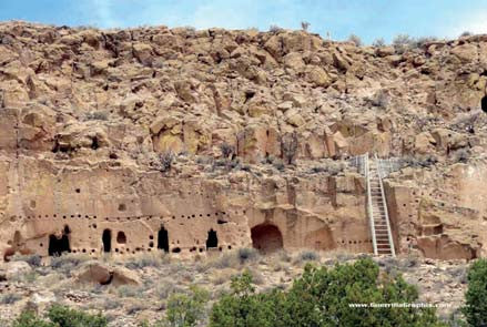 Puye Cliff Dwellings Postcard