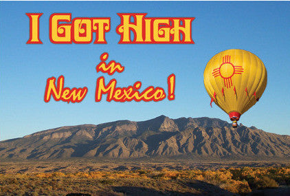 I Got High in New Mexico Postcard