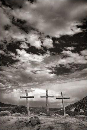 Abiquiu Crosses Postcard