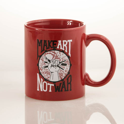 Make Art Not War Mug