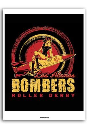 Los Alamos Bombers Art Print