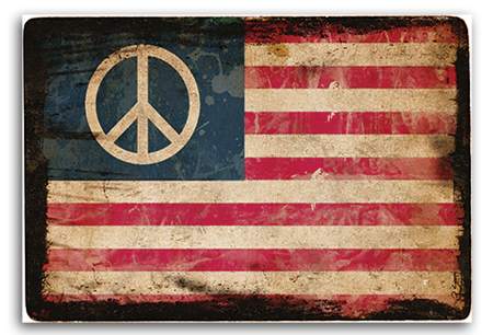 Peace Flag Art Print