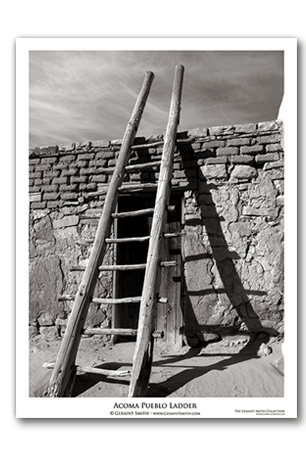 Acoma Ladder Art Print by Geraint Smith