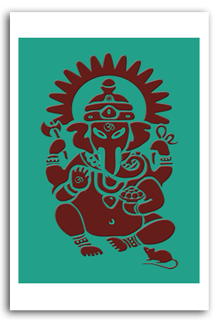 Ganesh Art Print