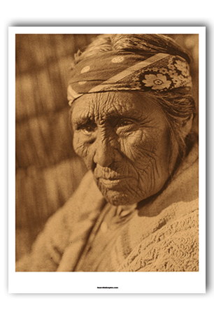 Klamath Woman Art Print by Edward Curtis