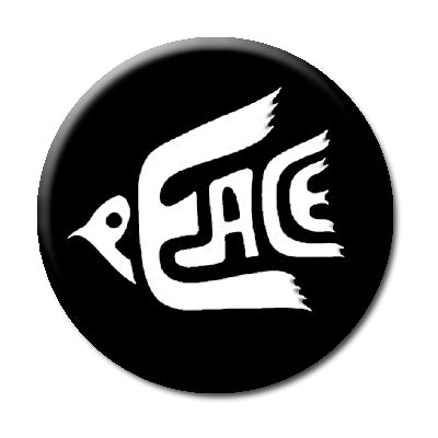 Peace Dove - Pin Back Button