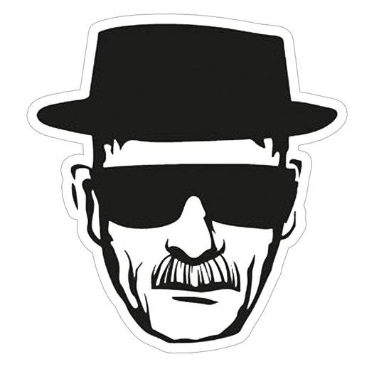 Breaking Bad Heisenberg Wanted Sticker Vinyl Durable Bumpersticker