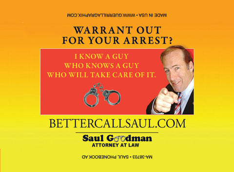 Saul Phonebook Ad Magnet