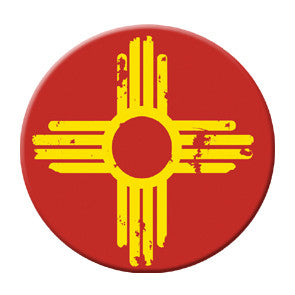 Round Zia - Red | Magnet | MA-43197