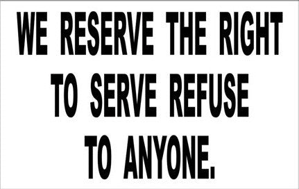 We Reserve the Right | Magnet | MA-43225