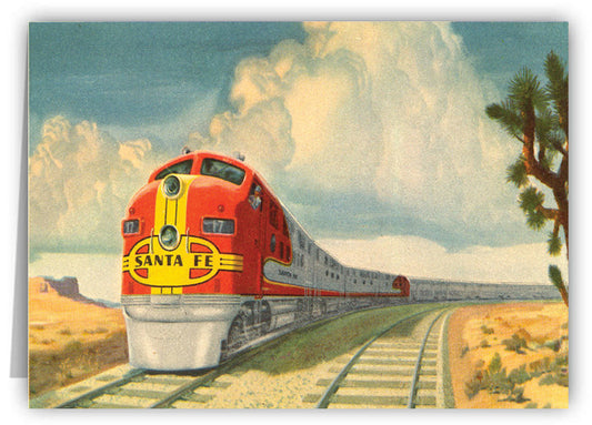 Santa Fe Super Chief Greeting Card