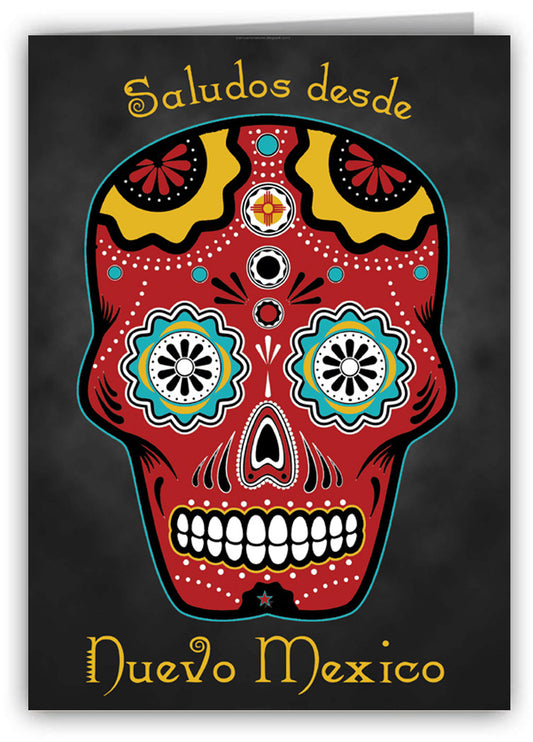 Sugar Skull Greeting Card