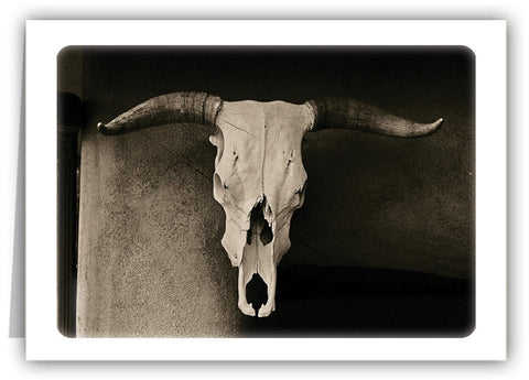 Cow Skull at Ghost Ranch Greeting Card