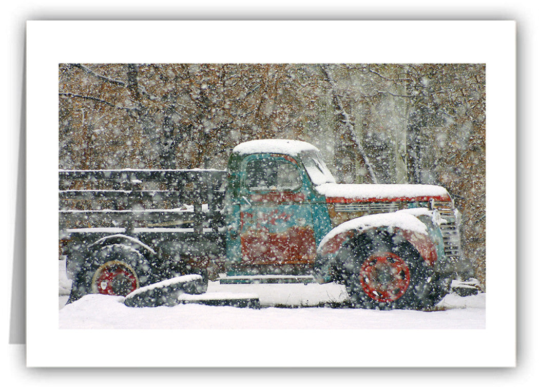 The Blizzard of '88 Taos, New Mexico Greeting Card