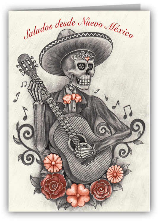 El Guitarrista Greeting Card